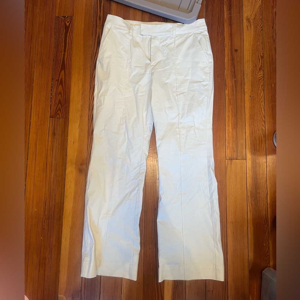 NWOT a new day Women's Crisp White Flare Pants